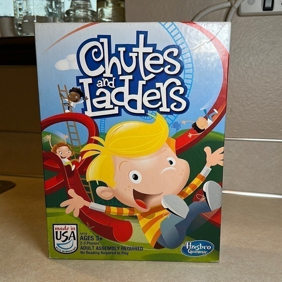 CHUTES and Ladders Game by Hasbro Gaming- Ages 3+, 2-3 Players - Picture 5 of 5